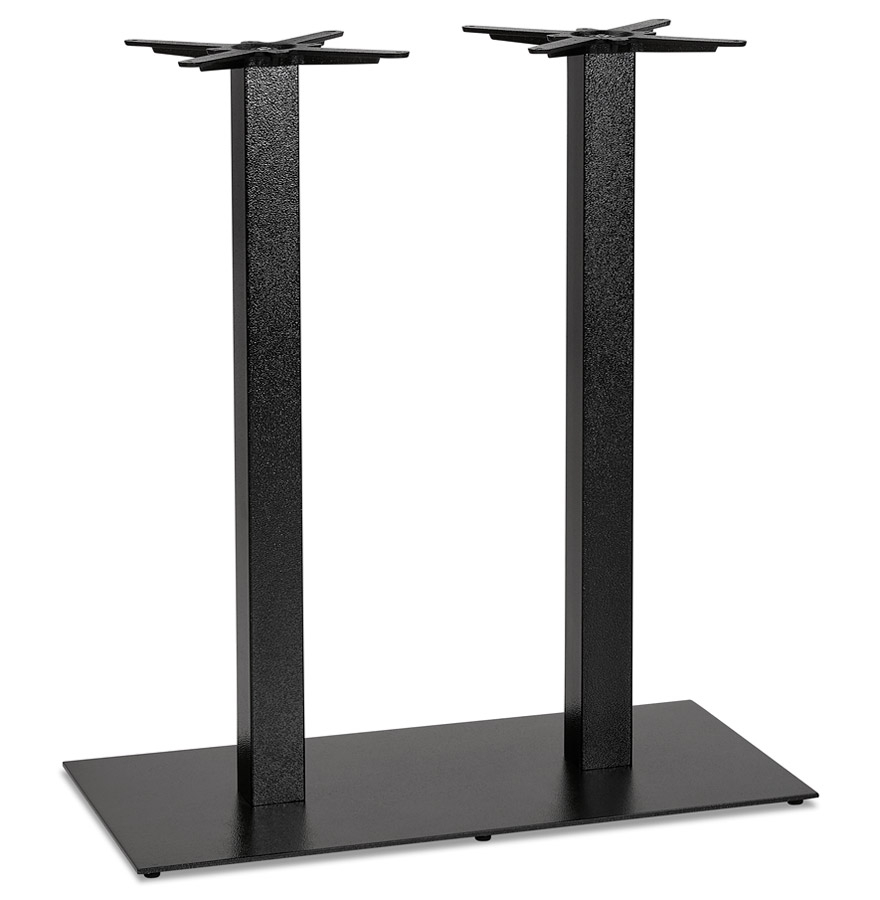 'NERO DOUBLE' table leg 100 in black painted metal
