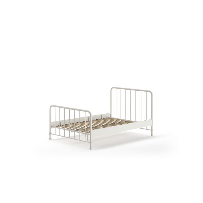 Bronxx bett weiss matte 140x200cm