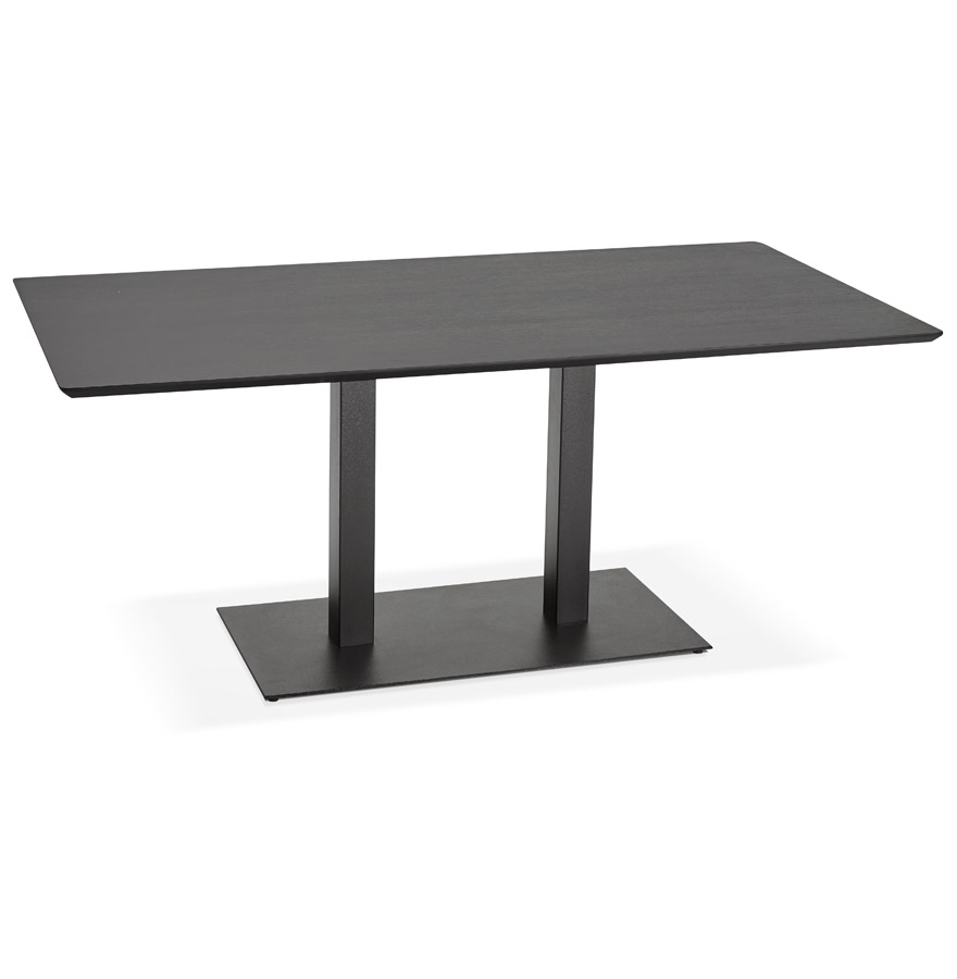 'ZUMBA' black design table / desk - 180x90 cm