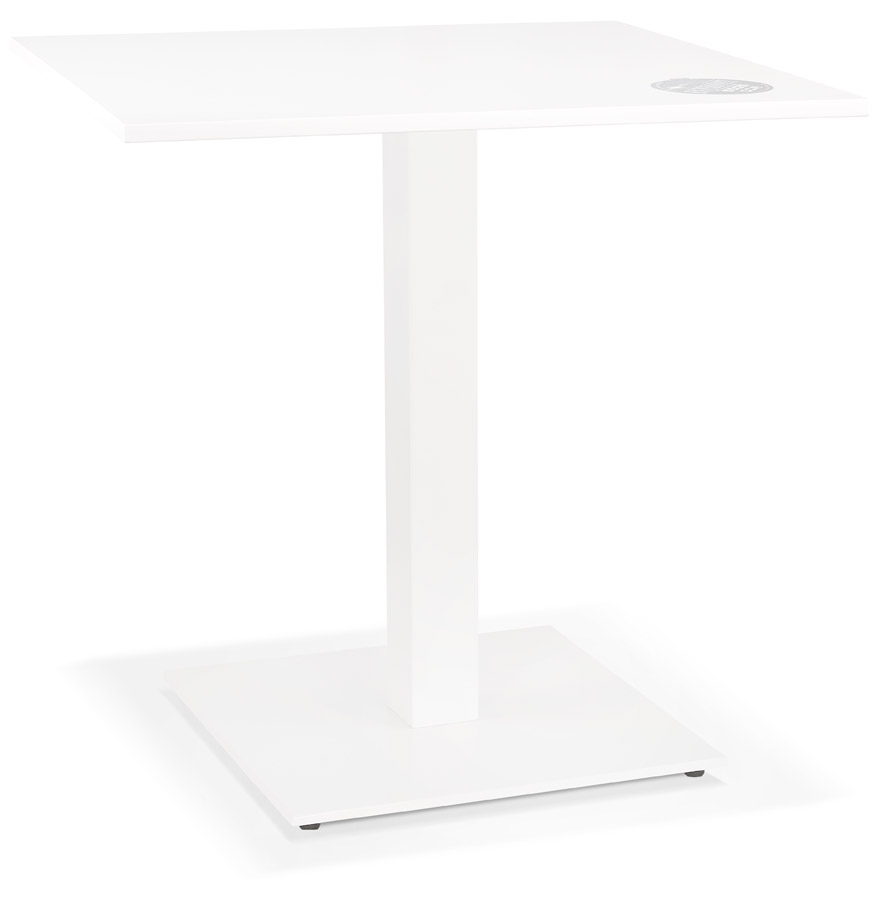Table à dîner carrée 'MUFFIN' blanc indoor/outdoor | Multiplex HPL blanc | 68x68x74,6 cm
