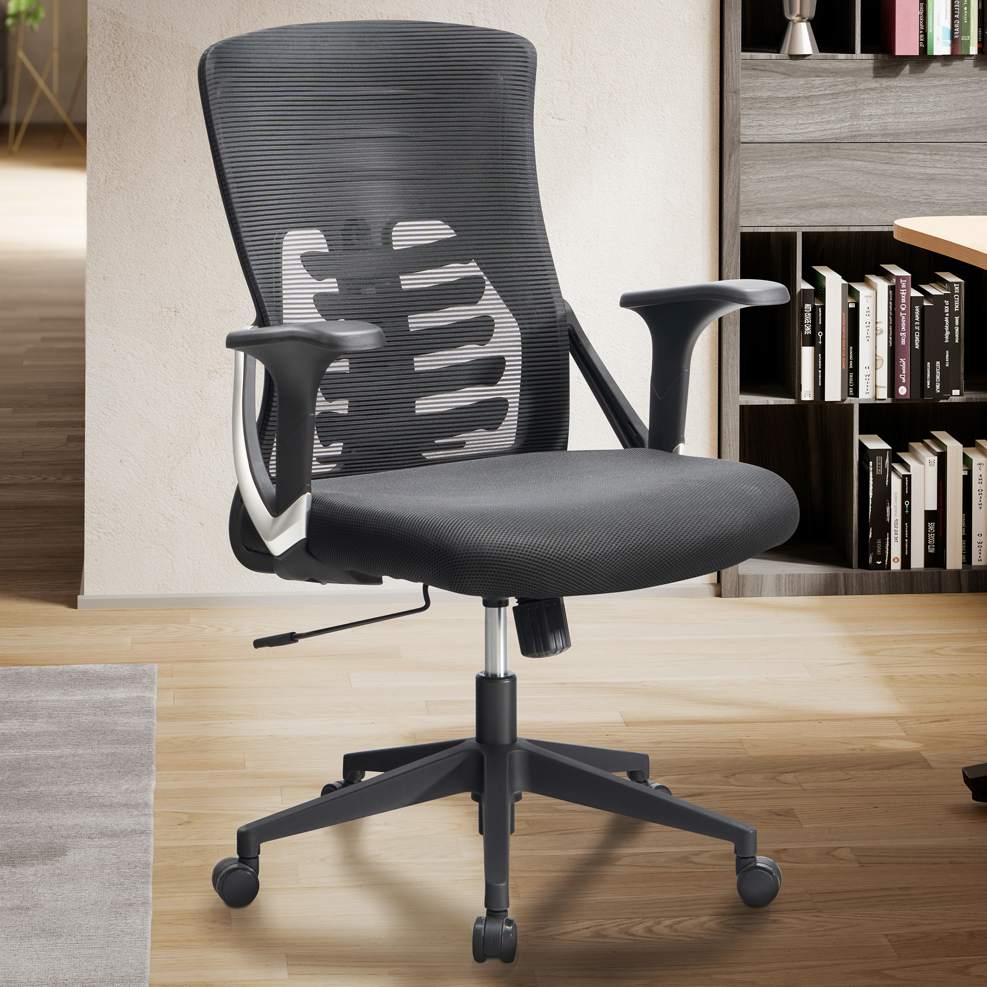 Black Mesh Office Chair | Adjustable Height 94-104 cm | Width 65 cm