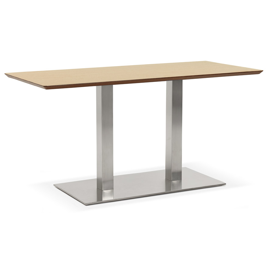 'MAMBO' design table / desk in natural finished wood - 150x70 cm