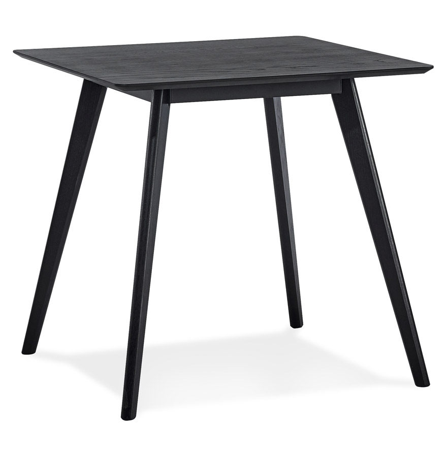 'GENIUS' small dinner table finish black - 80x80 cm