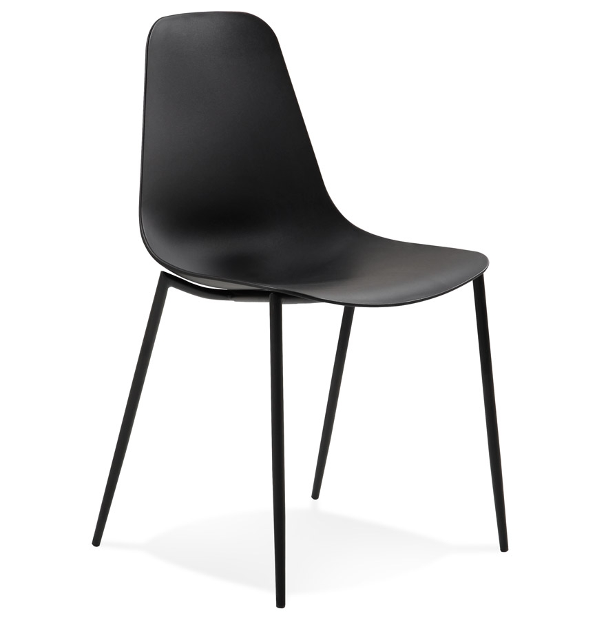 Chaise Alterego FELIZ Couleur du cadre Noir Assise Noir