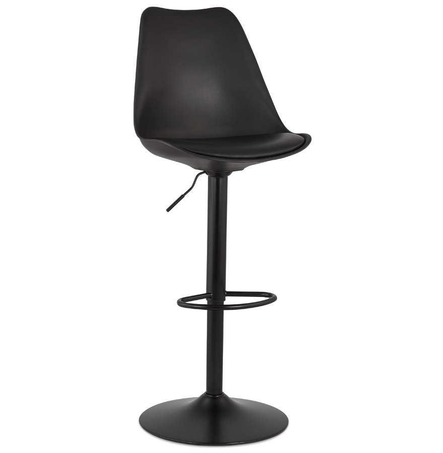 Tabouret ajustable TUTO | Noir | 48x55x123 cm