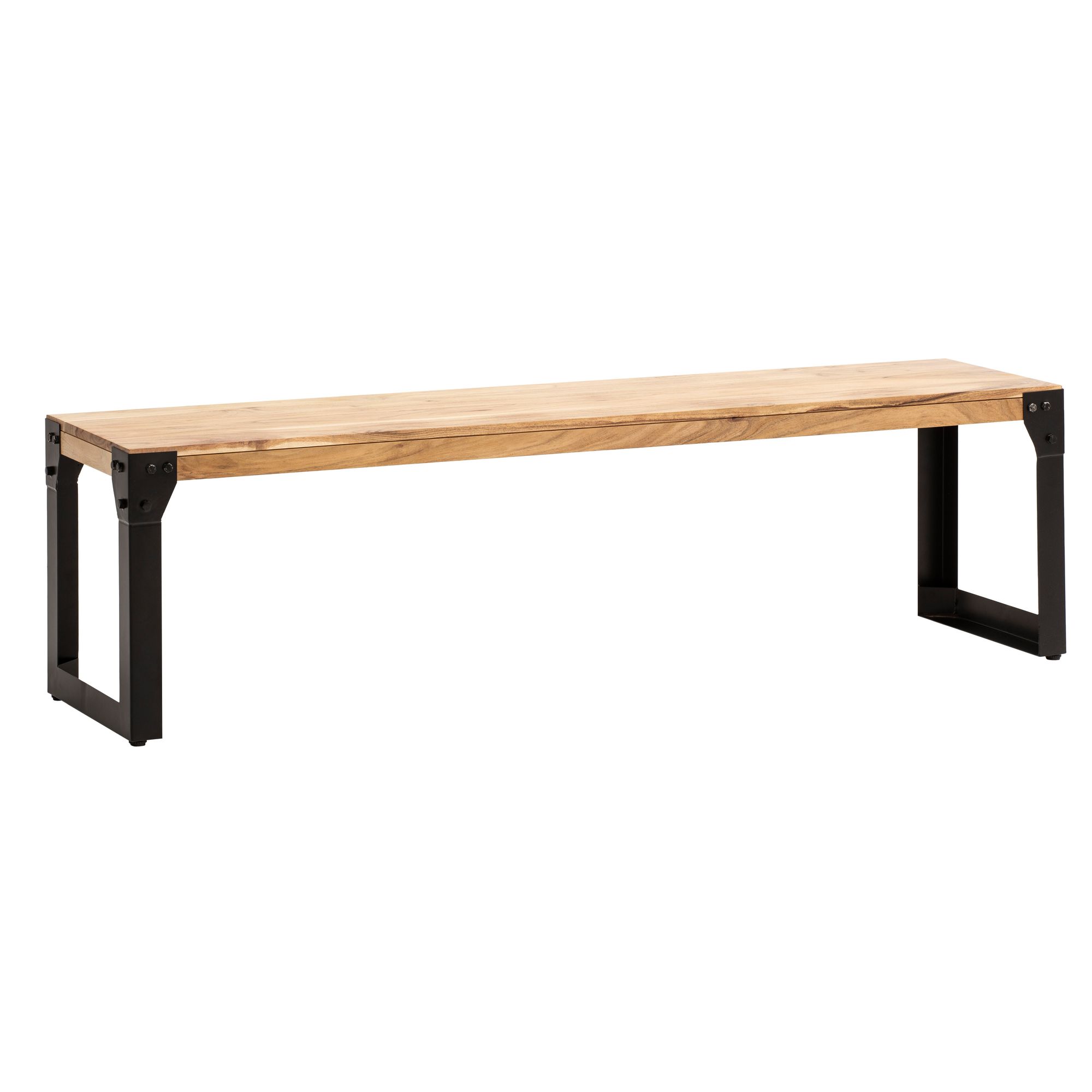 Banc de salon acacia bois massif 120 cm banc de salon banc de salle à manger industriel