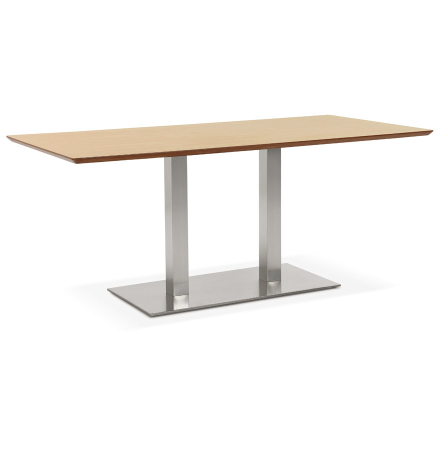 'MAMBO' design table / desk in natural wood finish - 180x90 cm